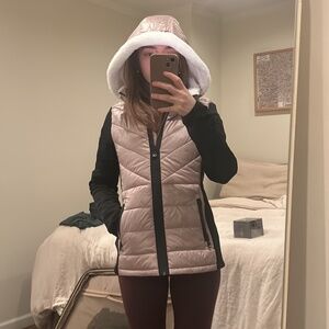 Calvin Klein performance jacket pink black